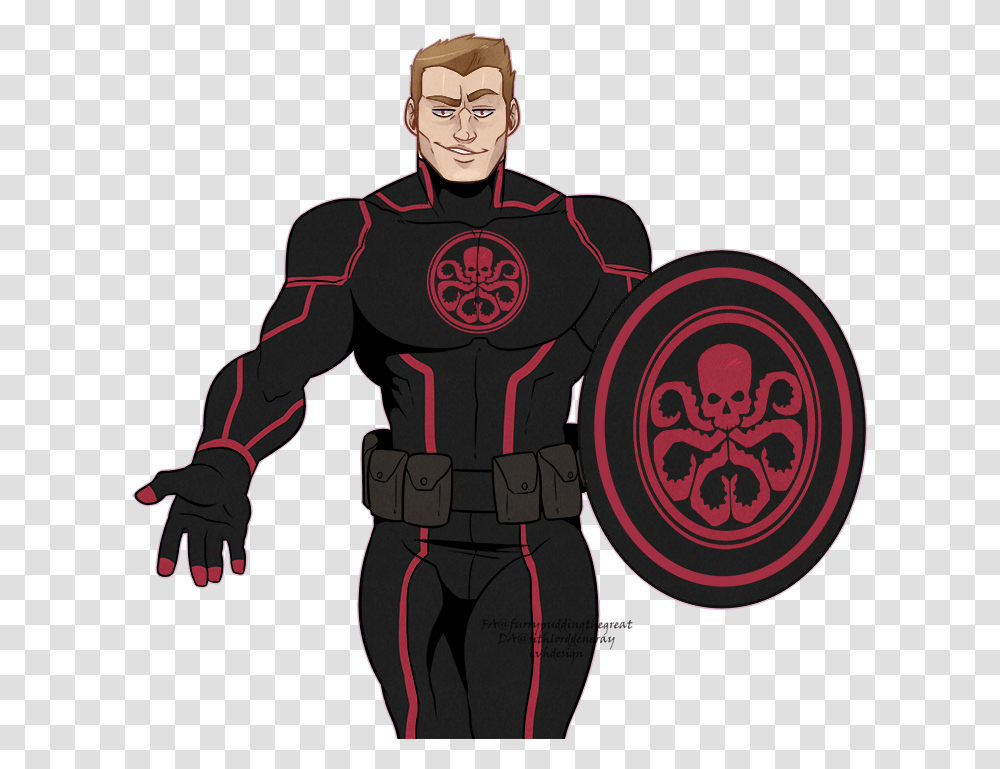 Hydra Drawing Captain America Captain Hydra Fan Art, Armor, Person, Human, Costume Transparent Png
