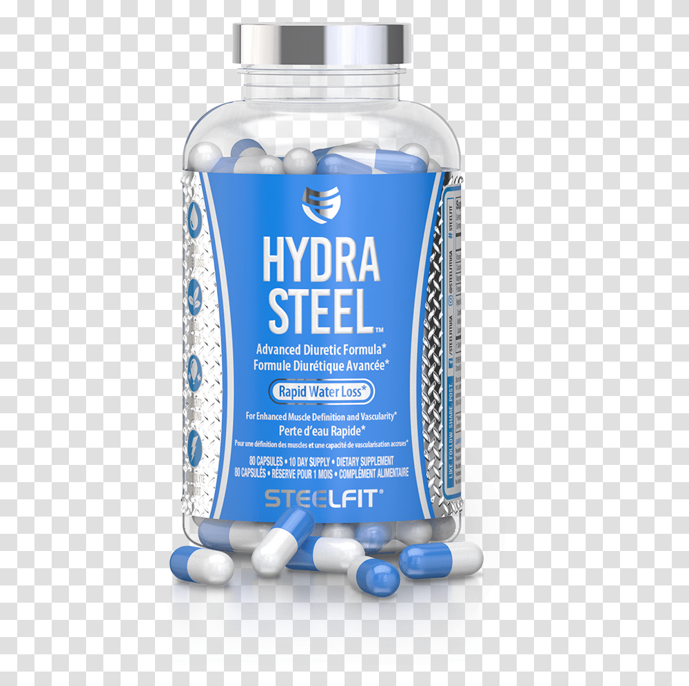 Hydra Steel, Bottle, Cosmetics, Food, Plant Transparent Png