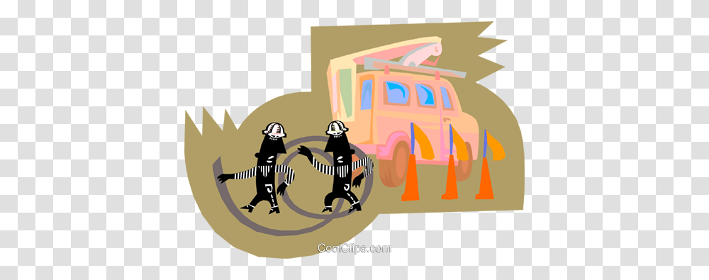 Hydro Workers With Cable Royalty Free Vector Clip Art Illustration, Person, People, Poster, Advertisement Transparent Png