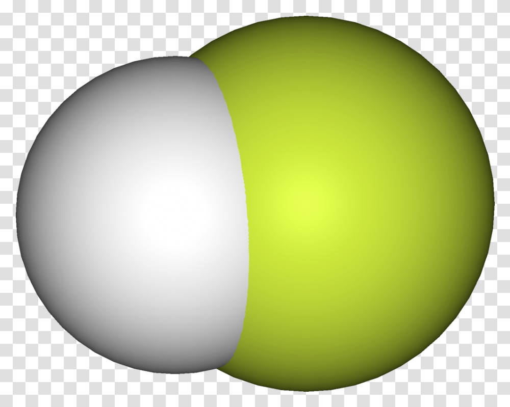 Hydrogen Fluoride 3d Vdw Hydrofluoric Acid Hf Molecule, Sphere, Food, Egg, Ball Transparent Png