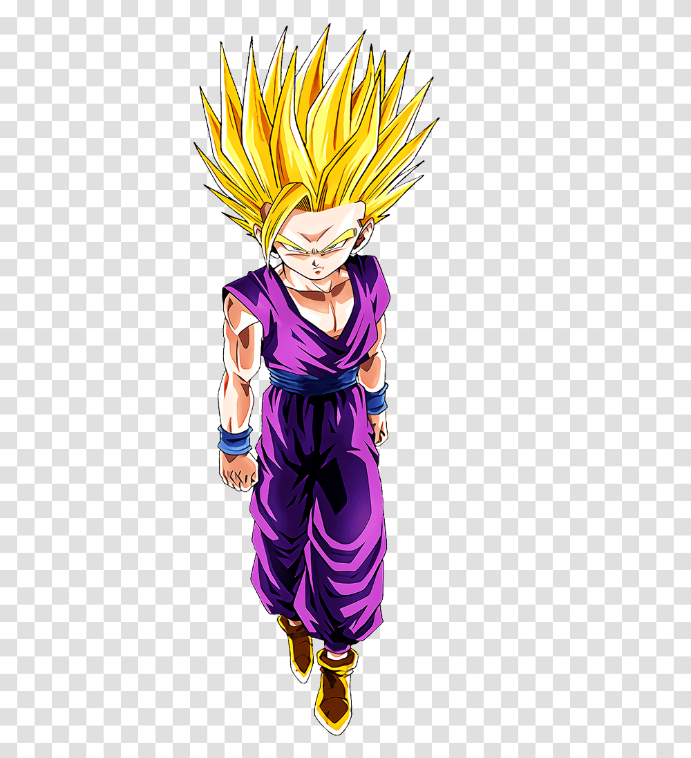 Hydros Gohan Super Saiyan 2, Person, Human, Manga, Comics Transparent Png