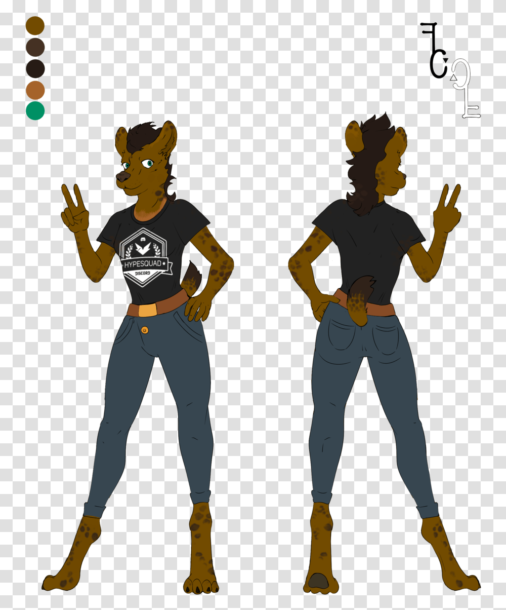 Hyena Download Cartoon, Person, Human, Apparel Transparent Png