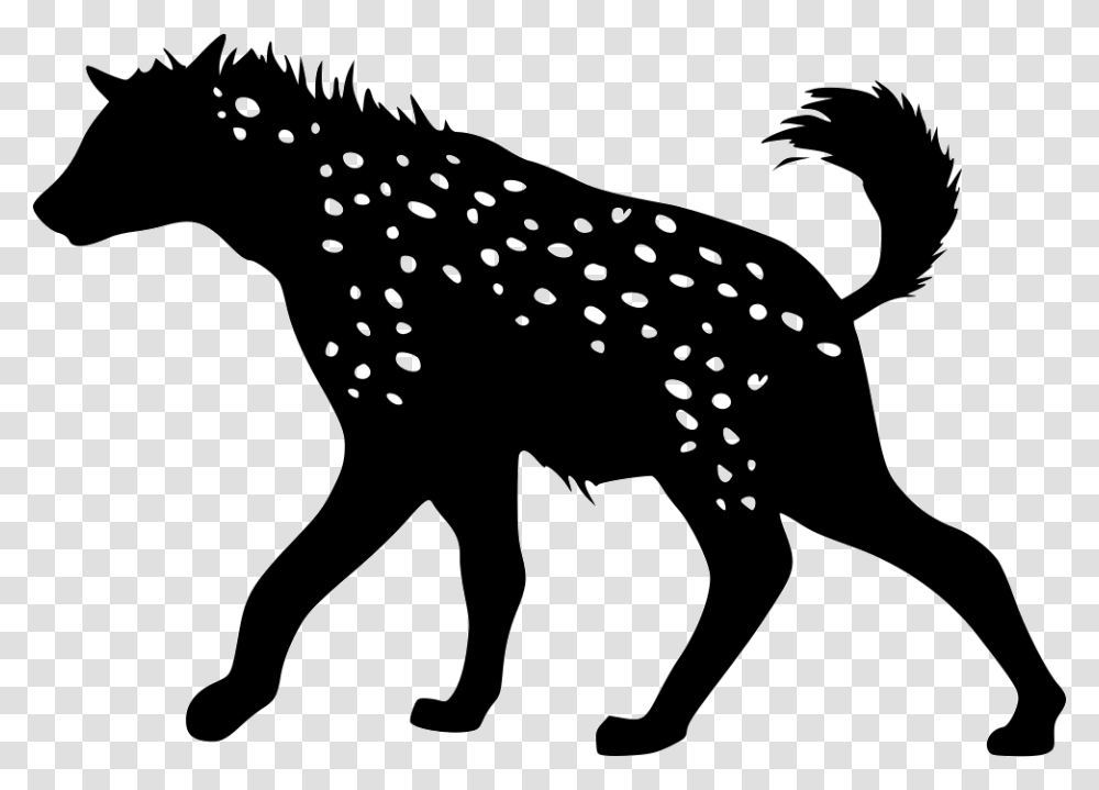 Hyena Hyena Black, Horse, Mammal, Animal, Silhouette Transparent Png