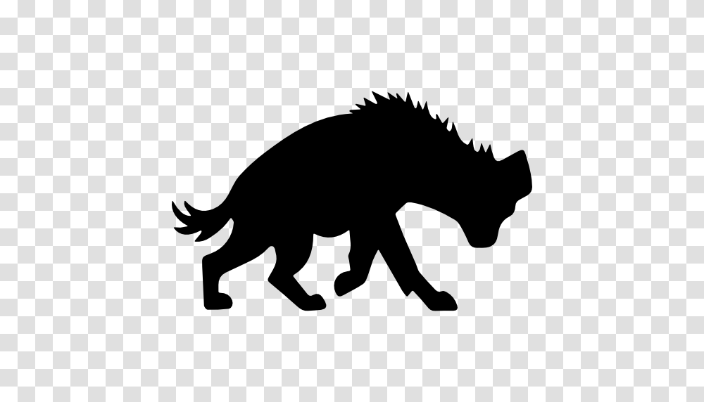 Hyena Shape, Silhouette, Stencil, Animal, Mammal Transparent Png