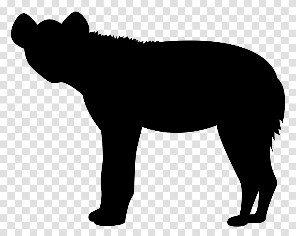 Hyena Silhouette Clip Art, Cross, Logo Transparent Png