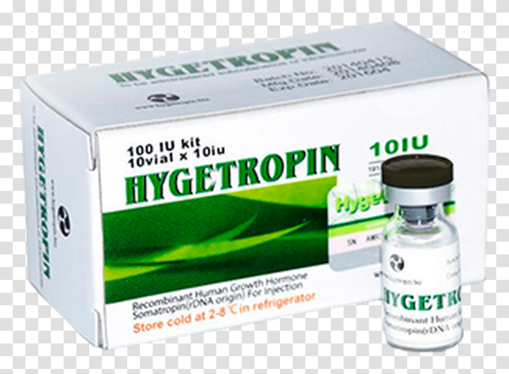 Hygetropin 100iu 10 Vialspack 10iuvial Buy Hygetropin, Bottle, Label, Plant Transparent Png