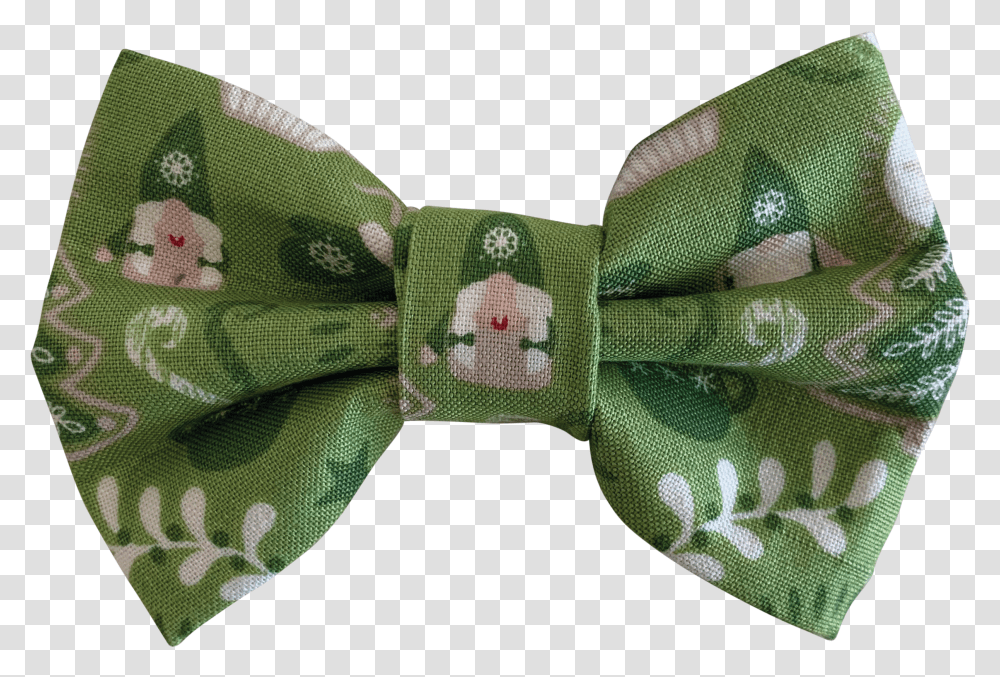 Hygge Christmas Green Bow Tie Paisley Transparent Png