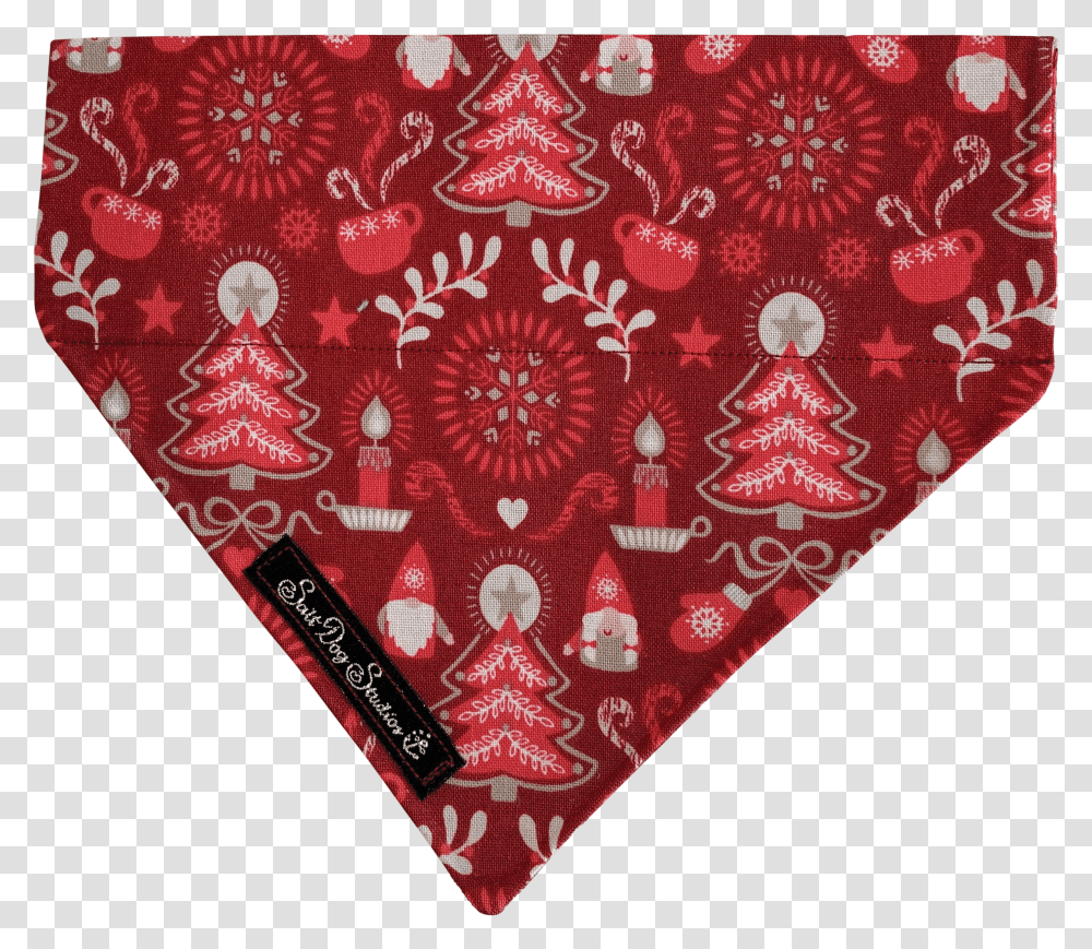 Hygge Christmas Red Bandana Placemat Transparent Png