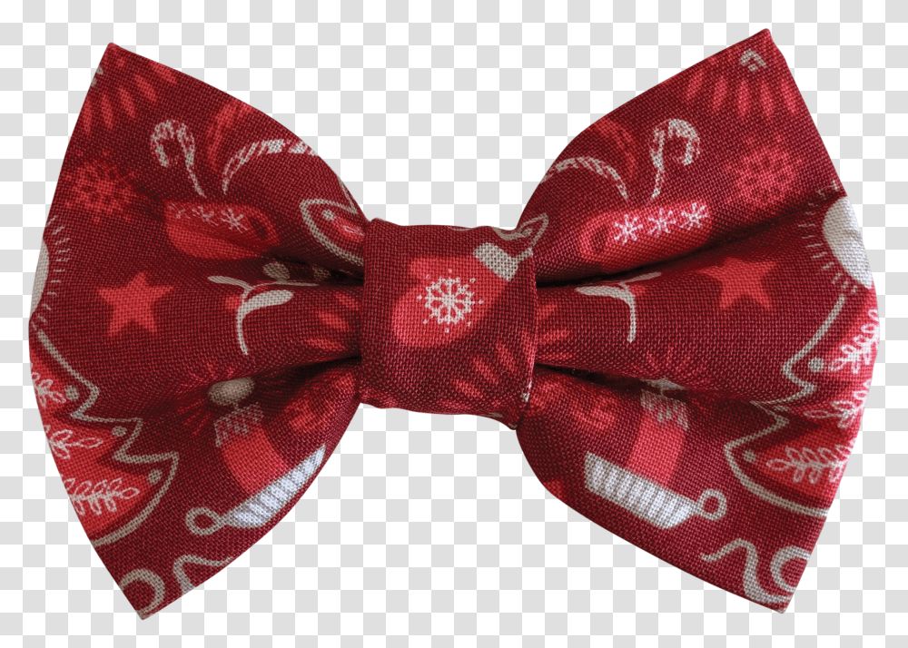 Hygge Christmas Red Bow Tie Paisley Transparent Png