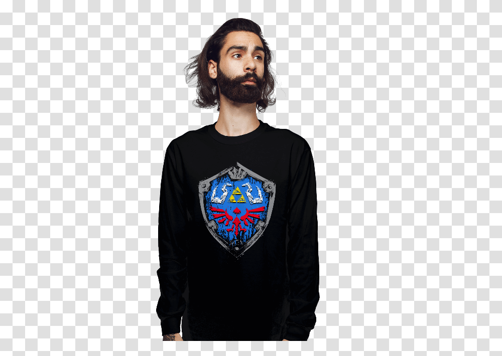 Hylian Shield The Worlds Favorite Shirt Shop Shirtpunch, Sleeve, Apparel, Person Transparent Png