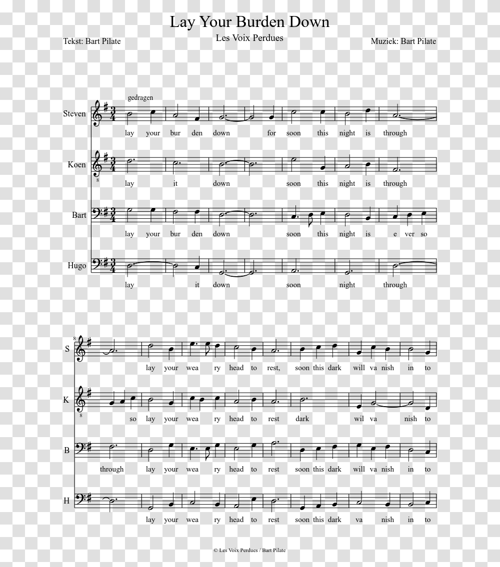 Hymn Of The Fayth Sheet Music, Gray, World Of Warcraft Transparent Png