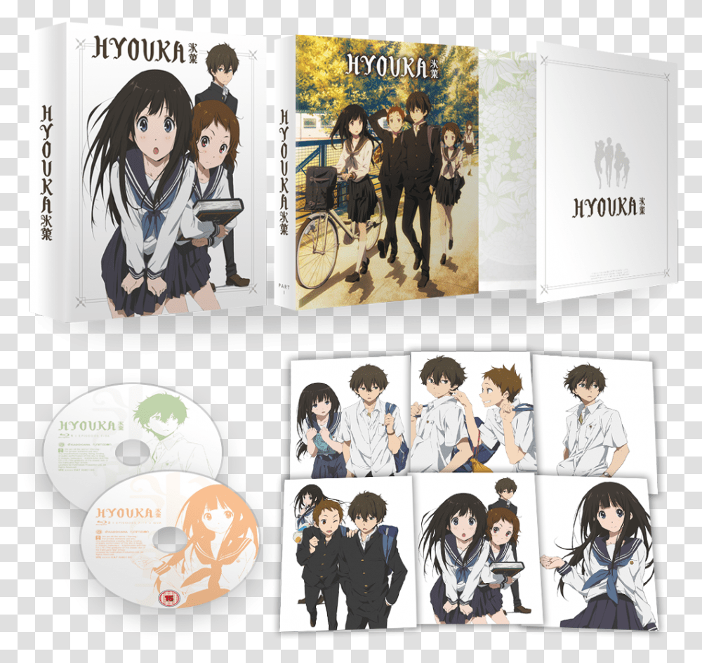 Hyouka Blu Ray Part, Person, Human, Comics, Book Transparent Png