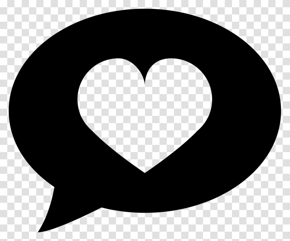 Hype Machine Logo Comments Heart In Speech Bubble, Stencil, Pillow, Cushion, Label Transparent Png