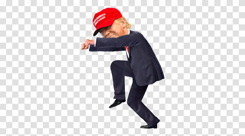 Hype Thanos Emotes Fortnite Donald Trump Fortnite Gif, Person, Leisure Activities, Dance Pose Transparent Png