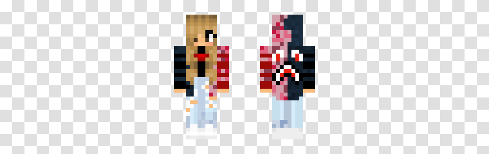 Hypebeast Girl Minecraft Skin, Rug, Face Transparent Png