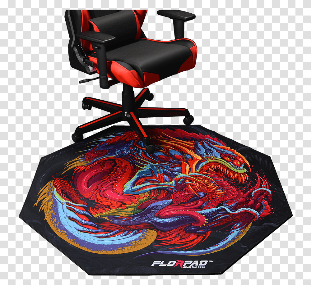 Hyperbeast Florpad Hyper Beast Floor Mat, Chair, Furniture, Arcade Game Machine, Rug Transparent Png