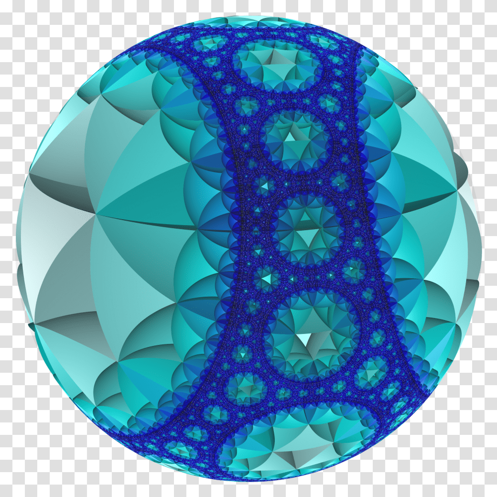 Hyperbolic Honeycomb 3 3 8 Poincare Cc Hyperbolic Honeycomb, Pattern, Ornament, Fractal, Sphere Transparent Png