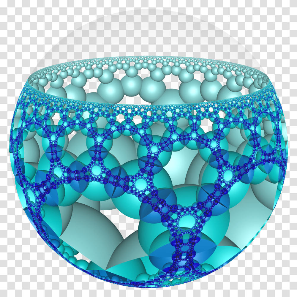 Hyperbolic Honeycomb 3 7 5 Poincare Circle, Sphere, Pattern, Crystal, Fractal Transparent Png