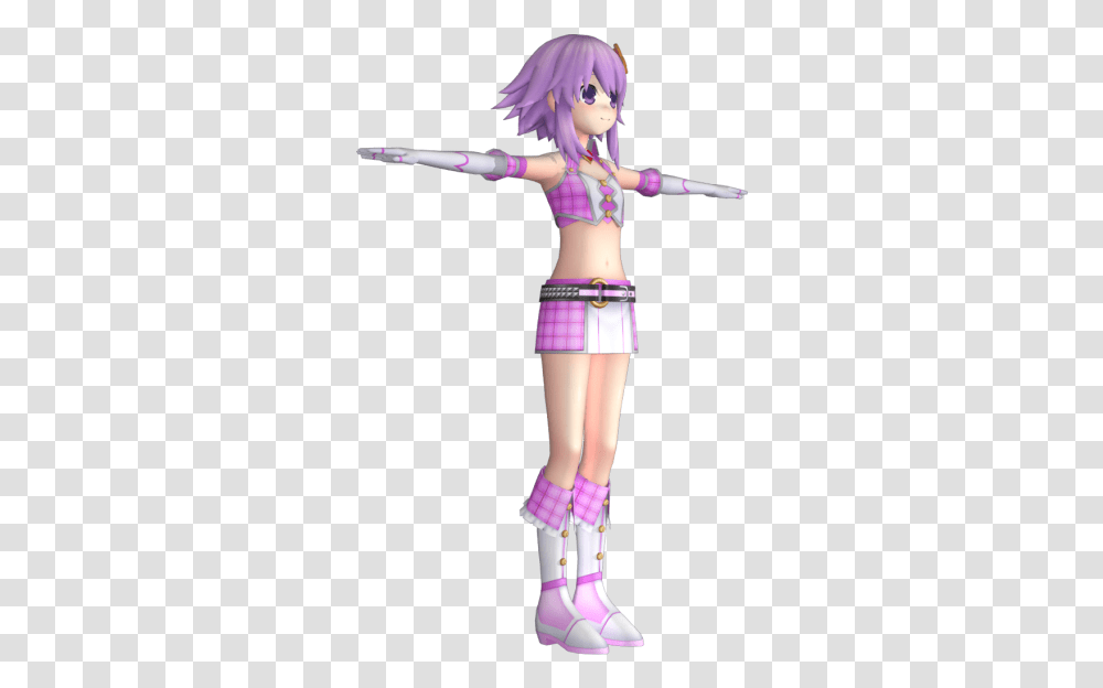 Hyperdimension Neptunia Victory Midriff, Skirt, Clothing, Apparel, Toy Transparent Png