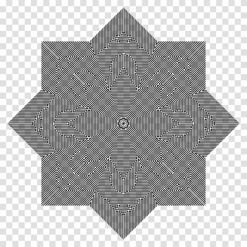 Hypnotic Optical Illusion Abstract Free Picture Ilusi Optik Gambar Hipnotis, Star Symbol, Cross, Emblem Transparent Png