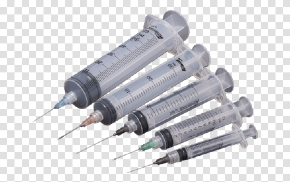 Hypodermic Syringe With 10ml Needle Syringe, Injection Transparent Png