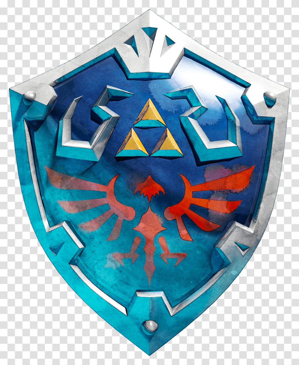 Hyrule Shield And Sword Master Sword And Shield Botw, Armor, Rug Transparent Png