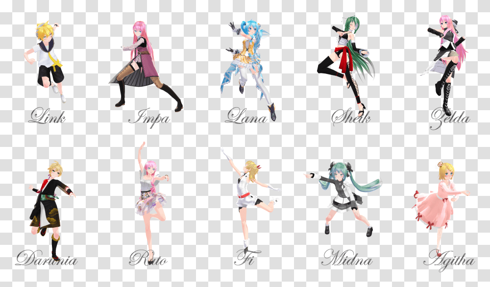 Hyrule Warriors Pose Pack By Violetcrystal On Mmd Hyrule Warriors Poses, Person, Human, Duel, Dance Transparent Png
