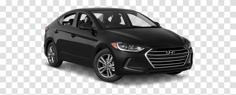 Hyundai Elantra 4d Schwarz 2018 Black Honda Elantra, Car, Vehicle, Transportation, Automobile Transparent Png