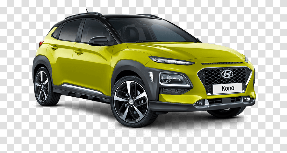 Hyundai Kona 2018 Black, Car, Vehicle, Transportation, Suv Transparent Png