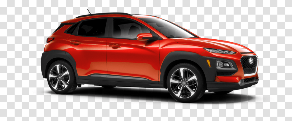 Hyundai Kona 2019 Tangerine, Car, Vehicle, Transportation, Automobile Transparent Png