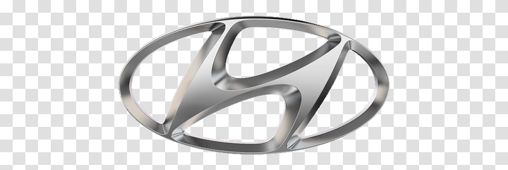 Hyundai Logo Hyundai Logo Black, Symbol, Trademark, Emblem, Sunglasses Transparent Png