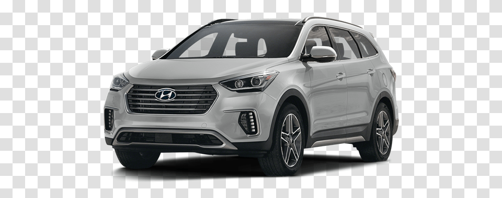 Hyundai Santa Fe 2019 Led Headlights, Car, Vehicle, Transportation, Automobile Transparent Png