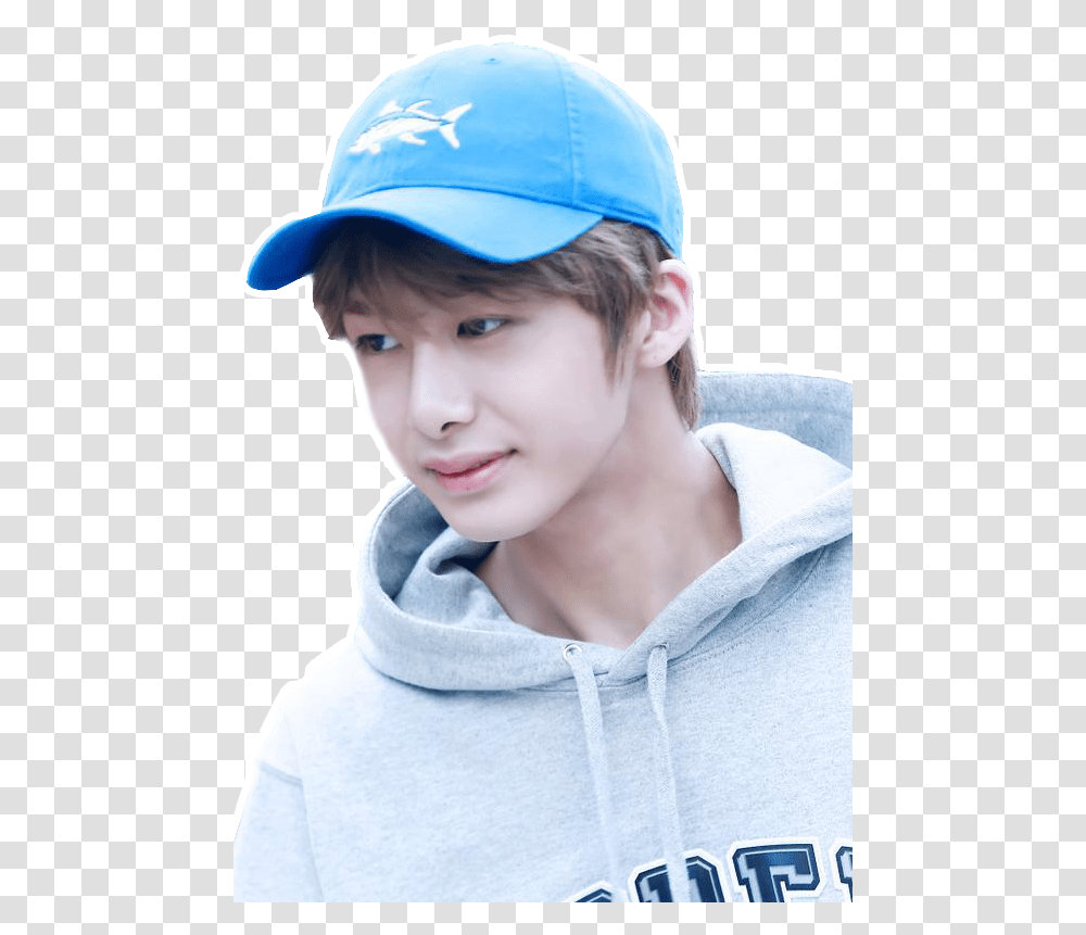 Hyungwon Icon Background Cr, Person, Baseball Cap, Hat Transparent Png
