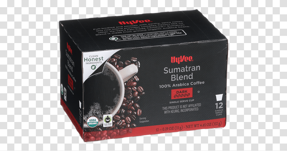 Hyvee Single Serve Coffee, Box, Paper, Label Transparent Png