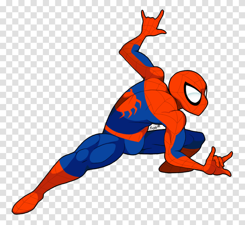 I Always Liked Spider Mans Fighting Stance In The Marvel Vs, Person, Leisure Activities, Amphibian, Wildlife Transparent Png