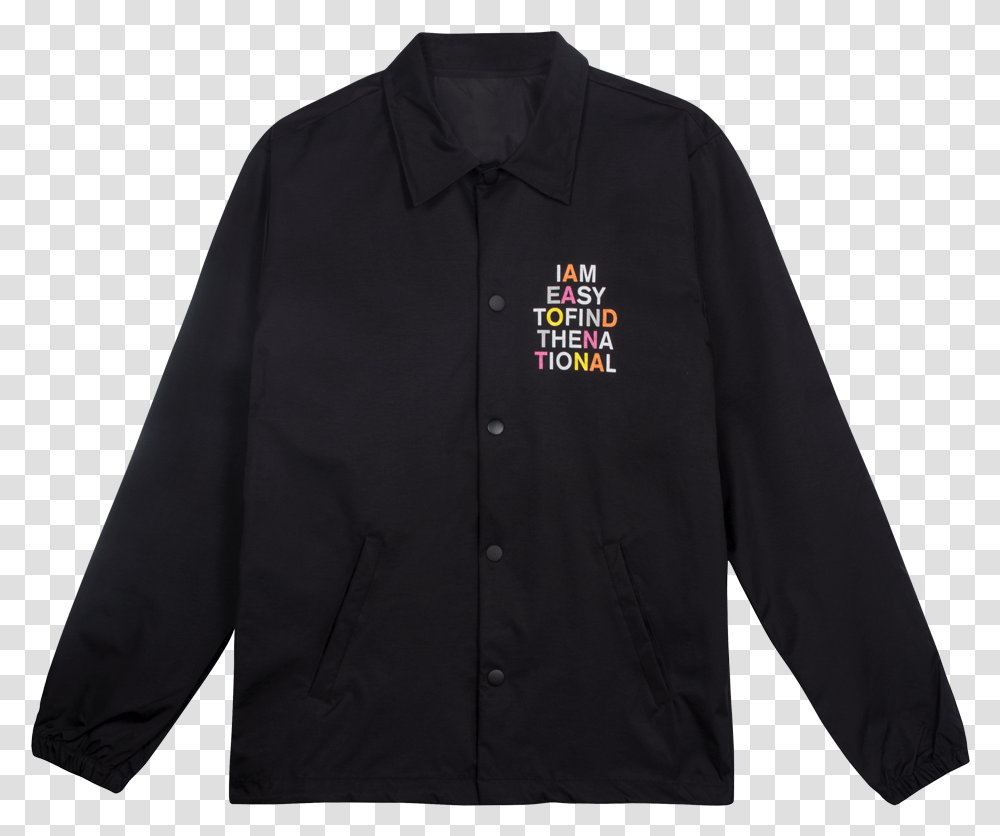 I Am Easy To Find Coaches Jacket Jacket, Apparel, Long Sleeve, Coat Transparent Png