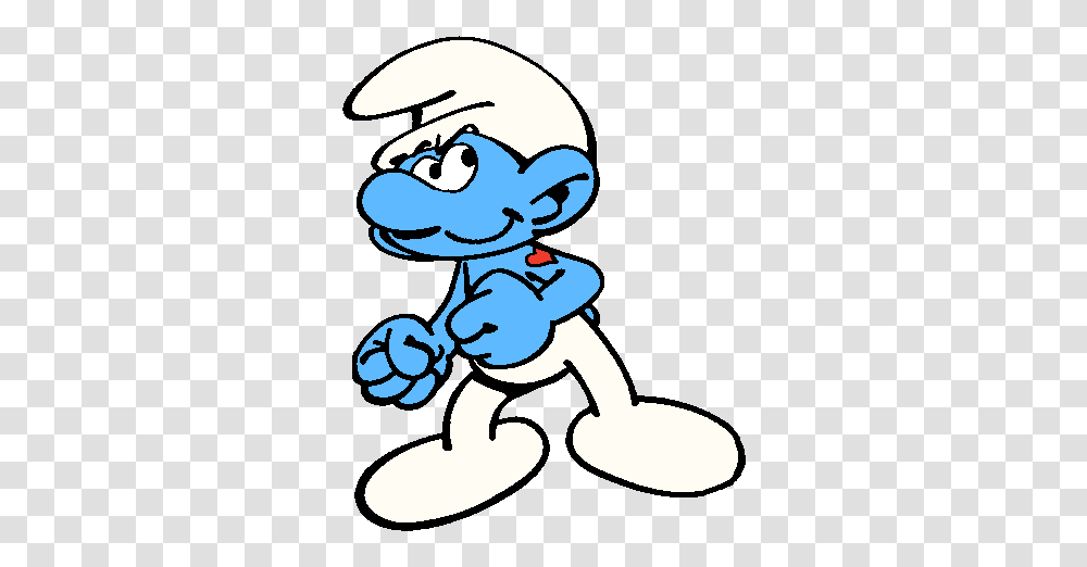 I Am Hefty Smurf, Label Transparent Png