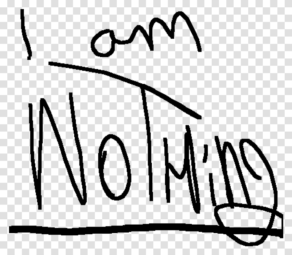 I Am Quite The Depressed Bean Calligraphy, Gray, World Of Warcraft Transparent Png