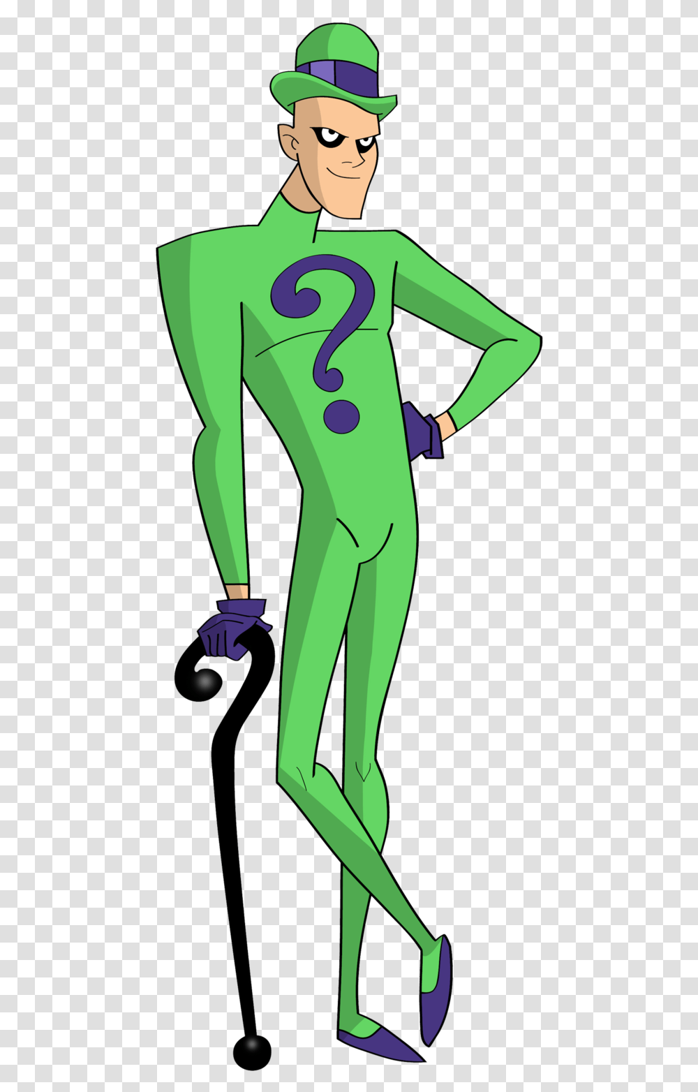 I Assure You The Riddler Was In The Episode Judgment New Batman Adventures Riddler, Person, Green, Bow Transparent Png