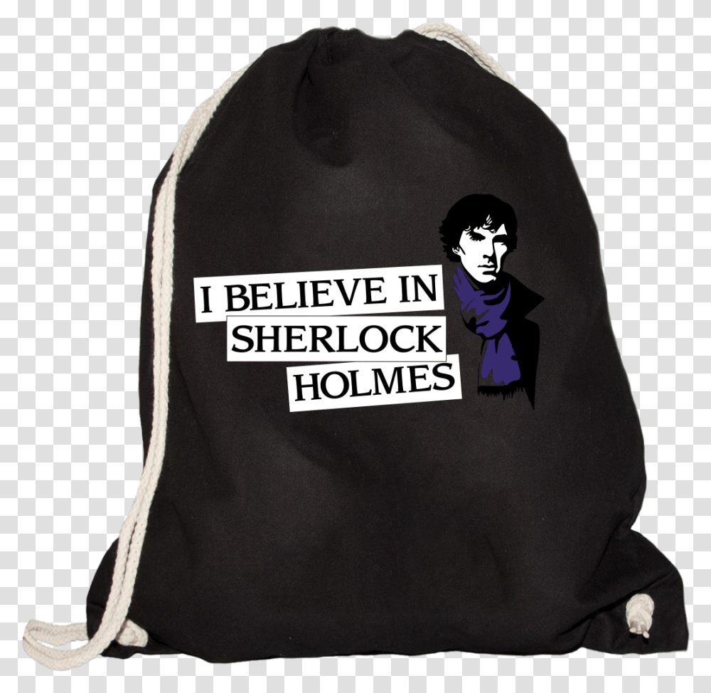 I Believe In Sherlock Holmes Sonstiges Gymsac Schwarz Patrick Mayer, Apparel, Bag, Hoodie Transparent Png