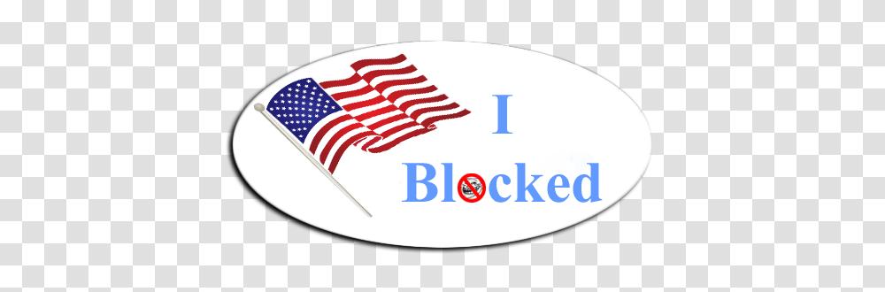 I Blocked Sticker, Flag, Logo Transparent Png