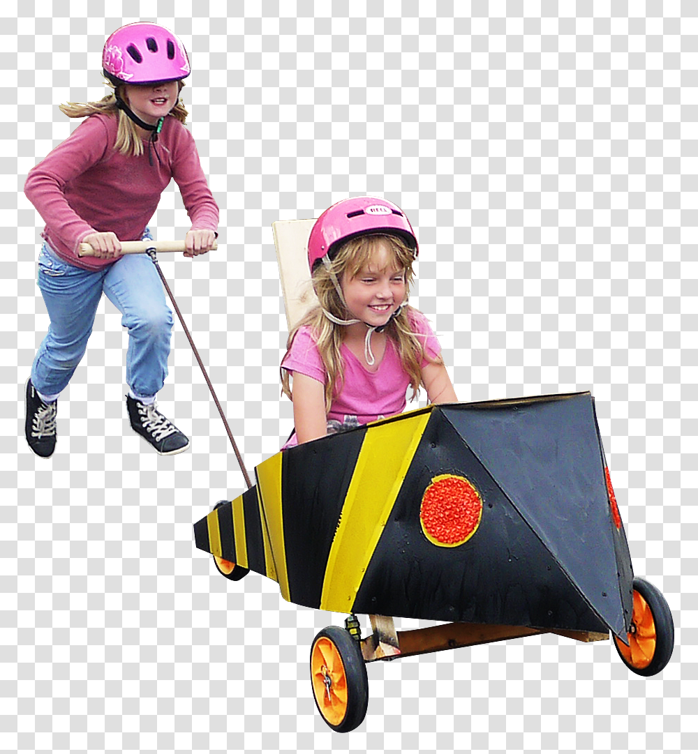 I Box Car Race Image For Free Download Playing Children Cut Out, Person, Clothing, Shoe, Helmet Transparent Png