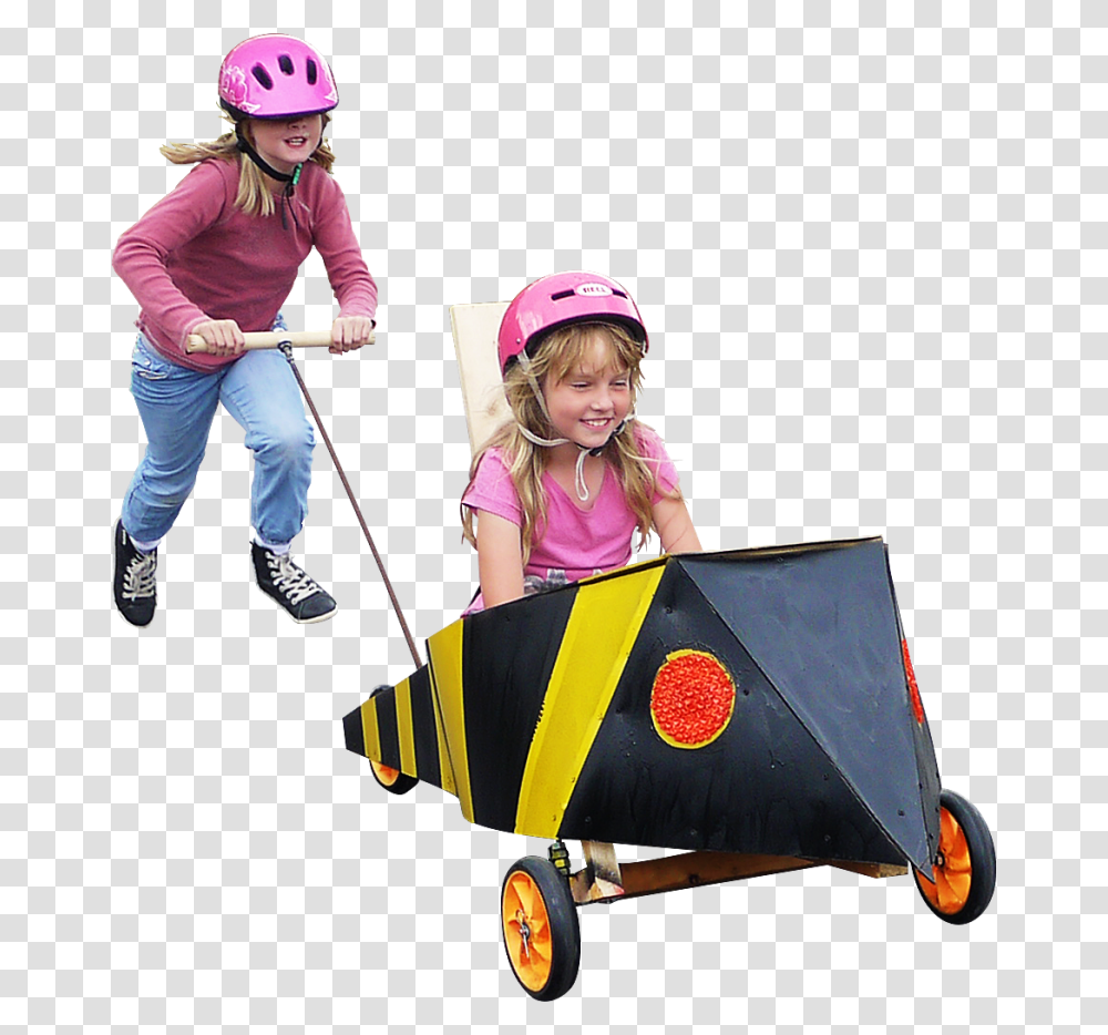 I Box Car Race Image Skalgubbar Kids, Person, Shoe, Helmet Transparent Png