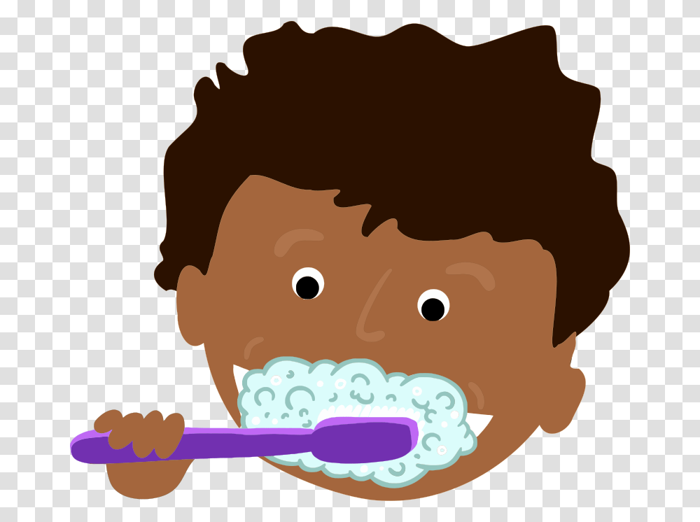 I Brush My Teeth Clipart, Mouth, Tool, Food, Toothbrush Transparent Png