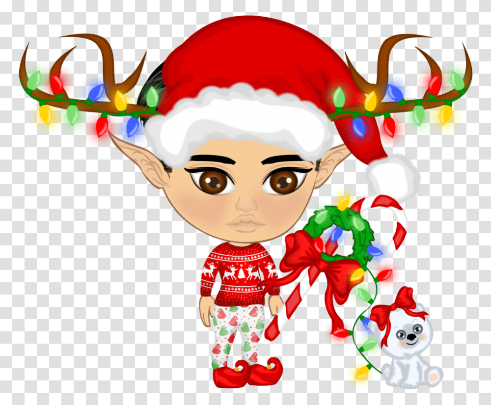 I Call Him Christmas Fanatic Cartoon, Elf, Face, Person Transparent Png