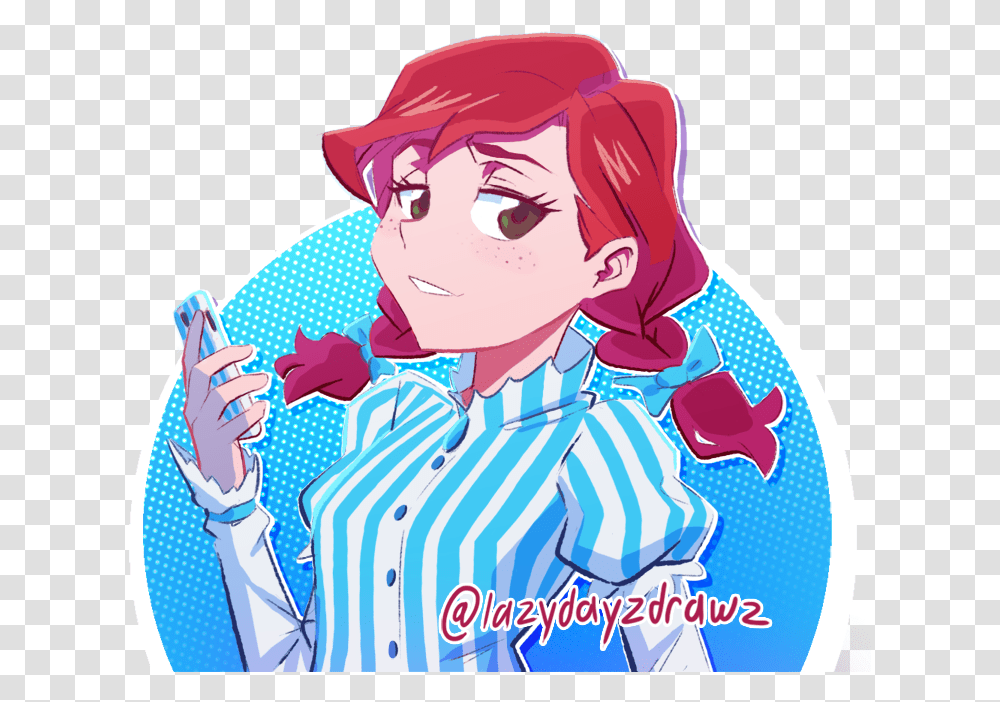 I Can Absolutely Get Behind Smug Anime Wendy Wendy's Fast Food Anime, Person, Human, Smelling, Girl Transparent Png