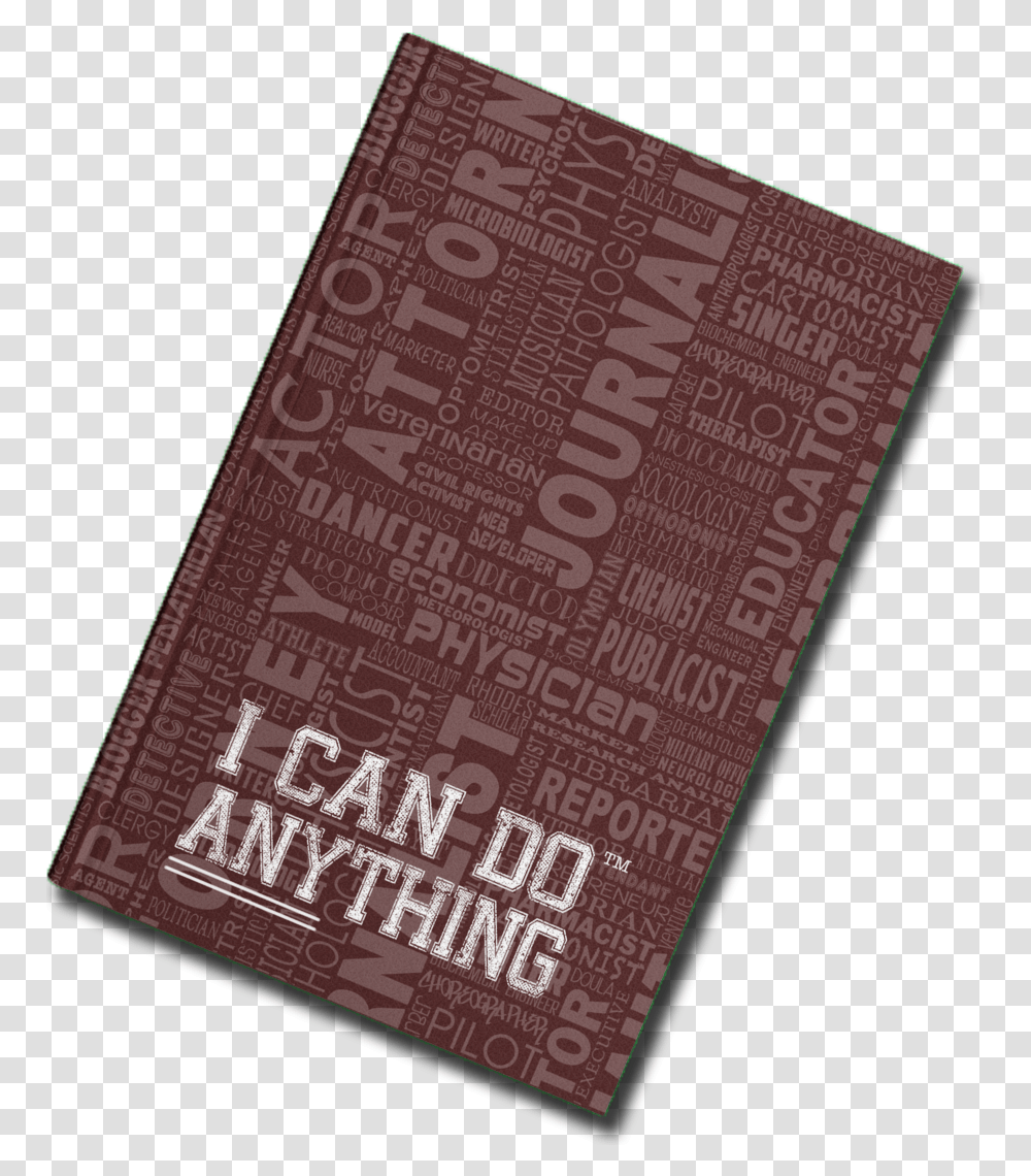 I Can Do Anything Professions Journal Anti Pssi, Book, Paper, Advertisement Transparent Png