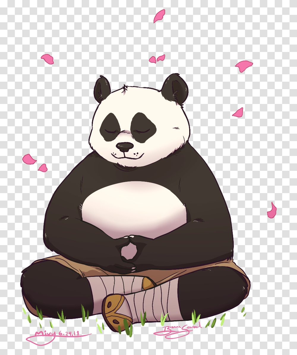 I Can Hardly Believe It But Kung Fu Panda Is 10 Years Cartoon, Wildlife, Animal, Giant Panda, Bear Transparent Png