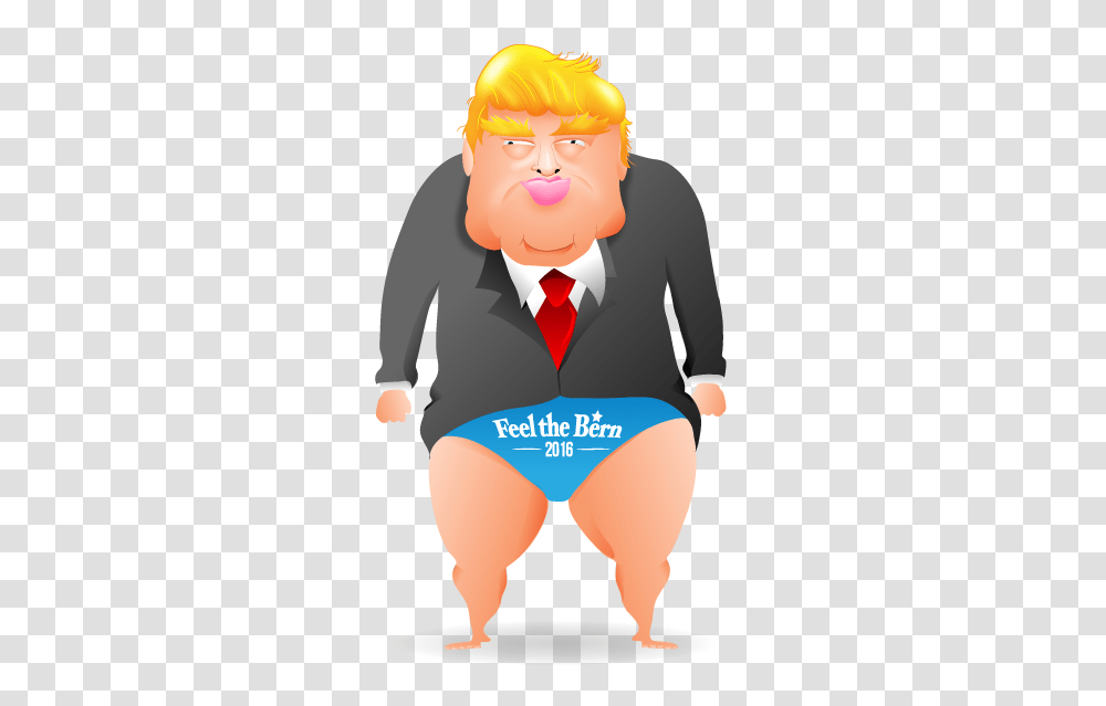I Created Some Donald Trump Emojis, Person, Underwear, Tie Transparent Png