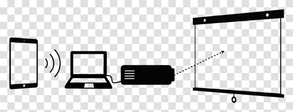 I'd Say That Apple Tv Airserver Reflector And X Mirage Projector Side View Clipart, Weapon, Weaponry, Bomb, Torpedo Transparent Png